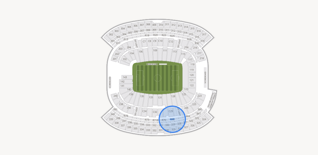 Gillette Stadium Seating Chart