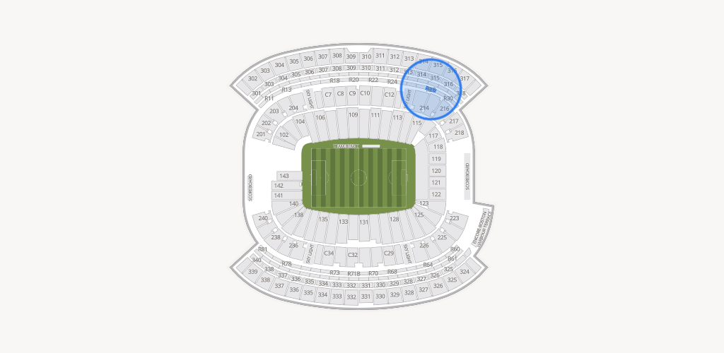 Gillette Stadium Seating Chart