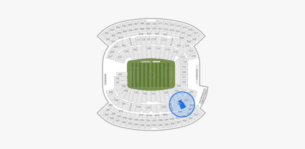 Gillette Stadium Seating Chart