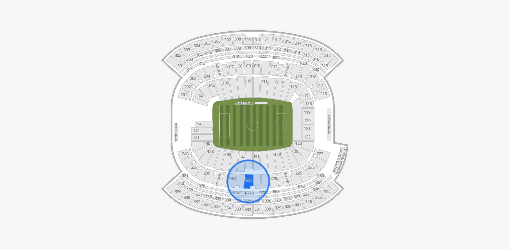 Gillette Stadium Seating Chart