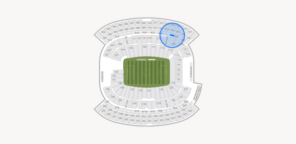 Gillette Stadium Seating Chart