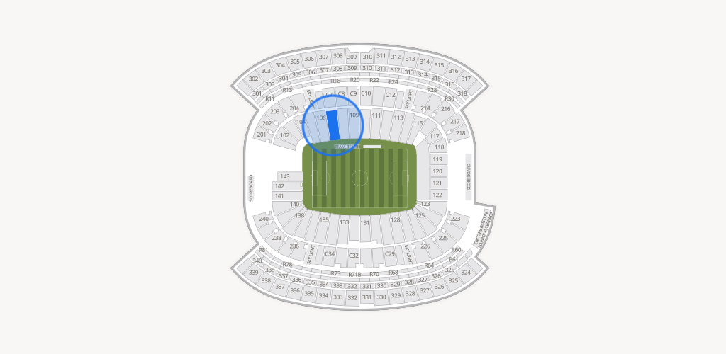Gillette Stadium Seating Chart