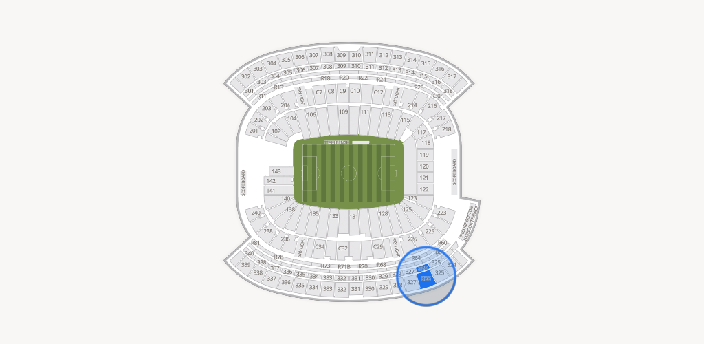 Gillette Stadium Seating Chart