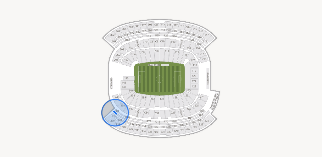 Gillette Stadium Seating Chart