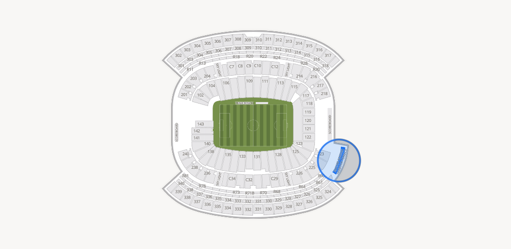 Gillette Stadium Seating Chart