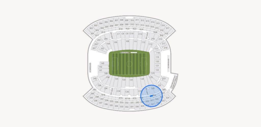Gillette Stadium Seating Chart