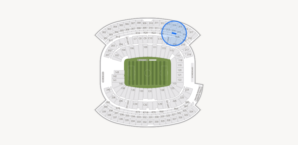 Gillette Stadium Seating Chart