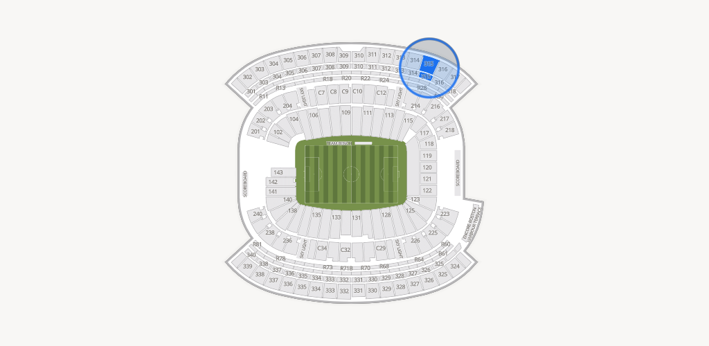 Gillette Stadium Seating Chart