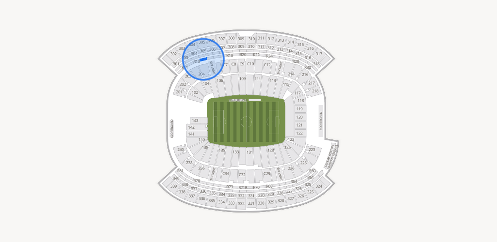 Gillette Stadium Seating Chart