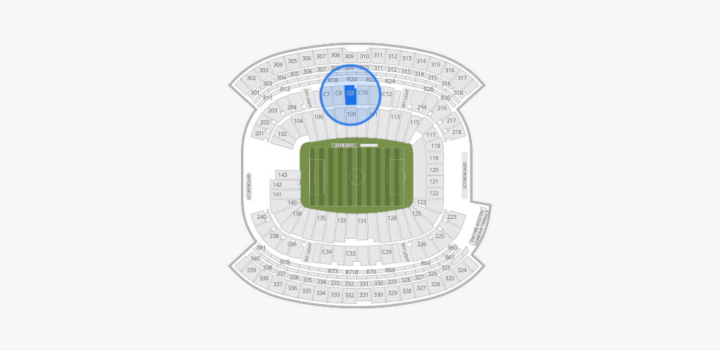 Gillette Stadium Seating Chart