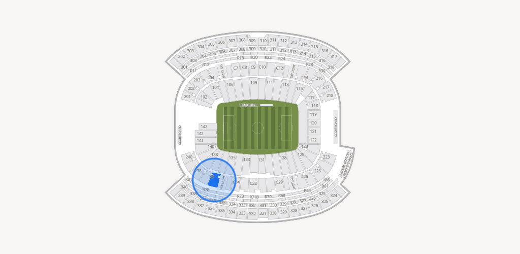Gillette Stadium Seating Chart