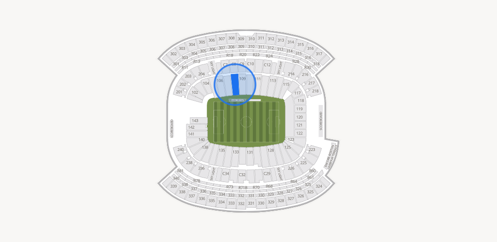 Gillette Stadium Seating Chart
