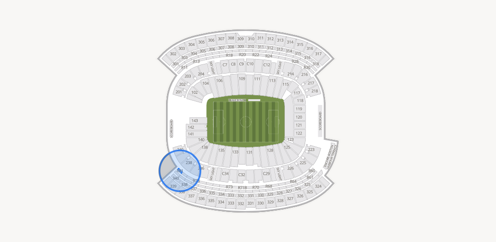 Gillette Stadium Seating Chart