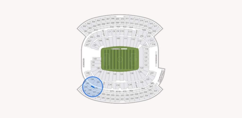 Gillette Stadium Seating Chart
