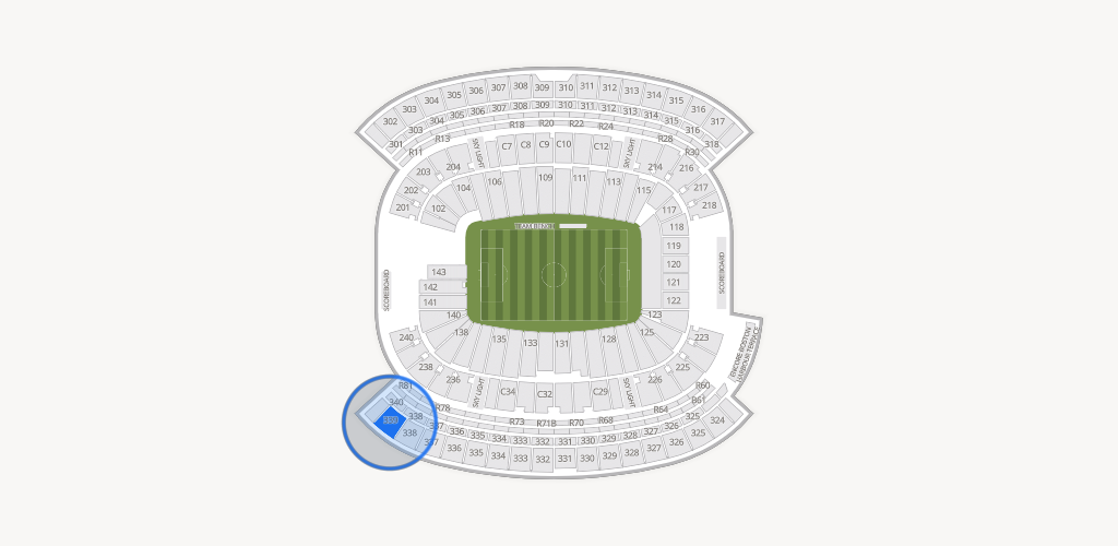 Gillette Stadium Seating Chart