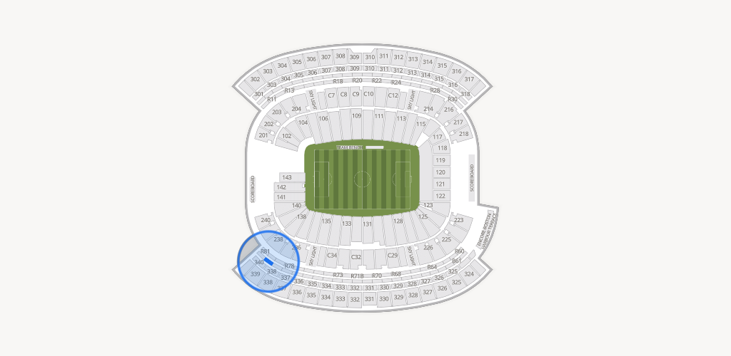Gillette Stadium Seating Chart
