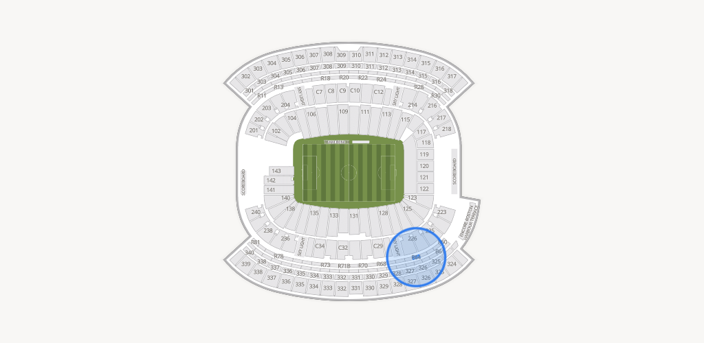 Gillette Stadium Seating Chart