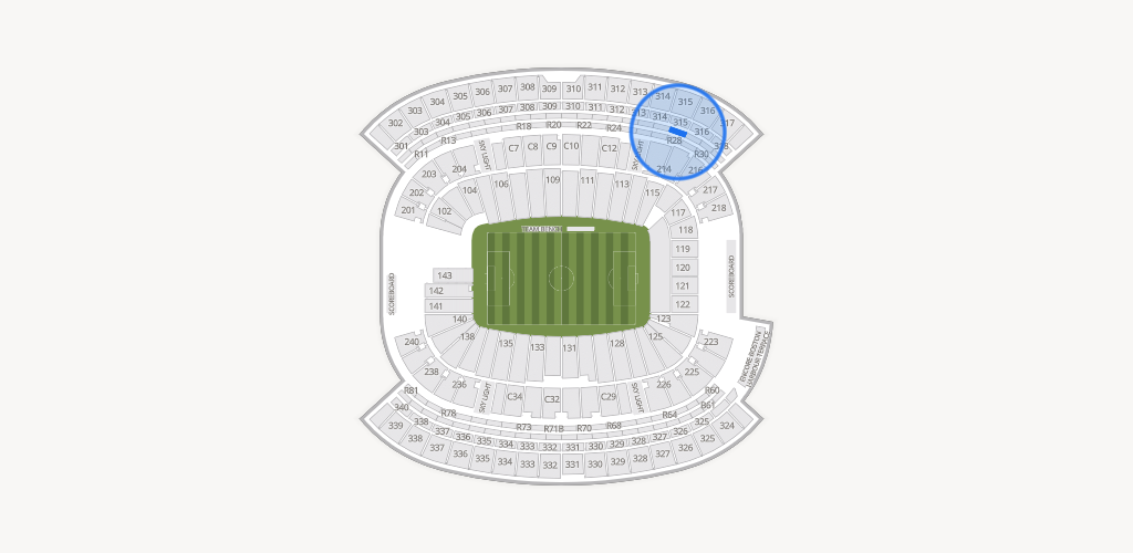 Gillette Stadium Seating Chart