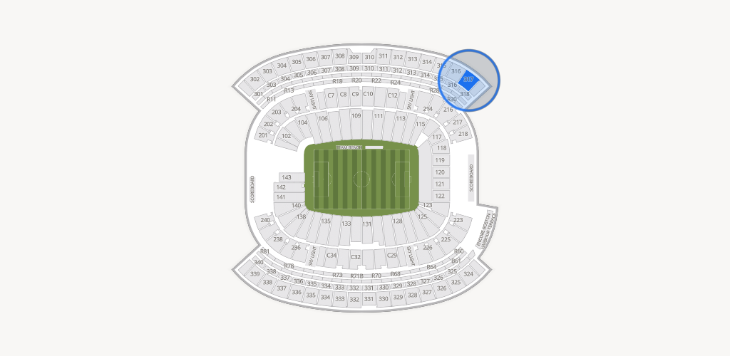 Gillette Stadium Seating Chart