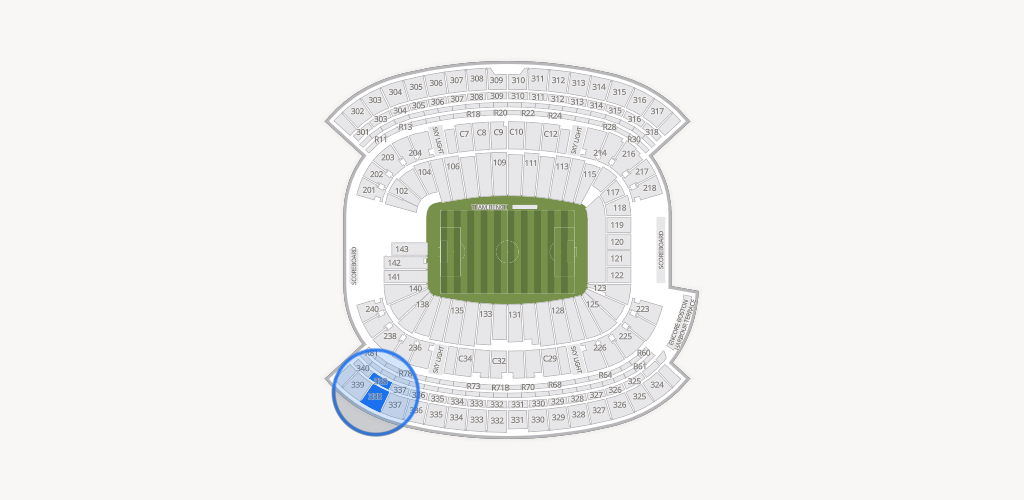 Gillette Stadium Seating Chart