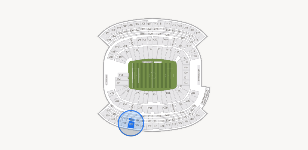Gillette Stadium Seating Chart