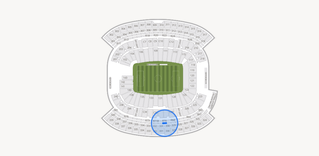 Gillette Stadium Seating Chart