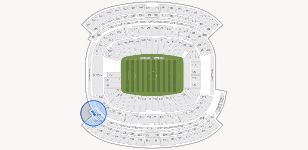 Gillette Stadium Seating Chart