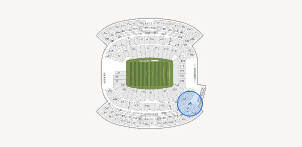Gillette Stadium Seating Chart
