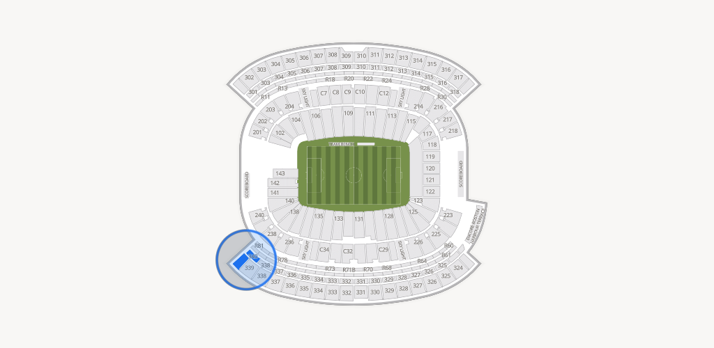 Gillette Stadium Seating Chart