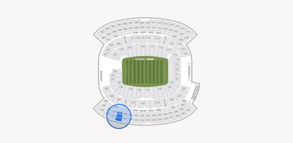 Gillette Stadium Seating Chart