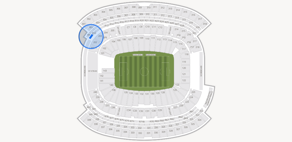 Gillette Stadium Seating Chart