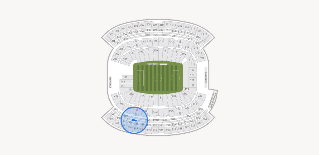 Gillette Stadium Seating Chart