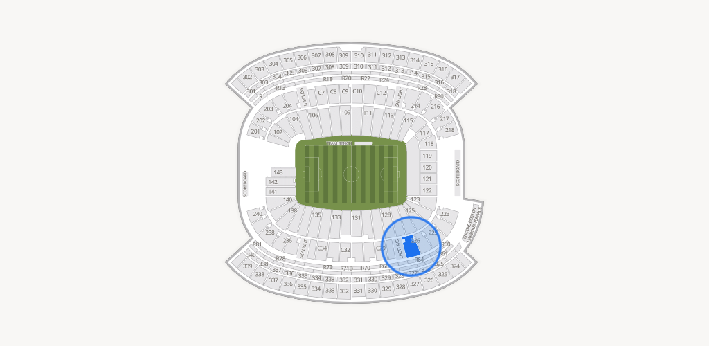 Gillette Stadium Seating Chart