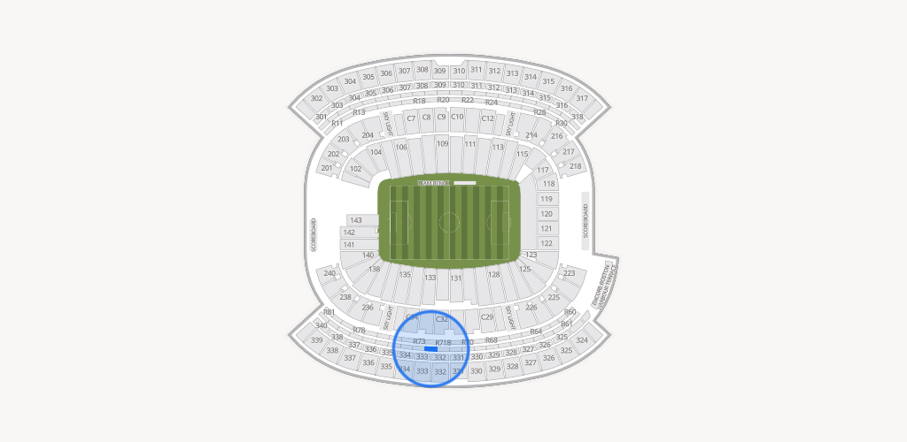 Gillette Stadium Seating Chart