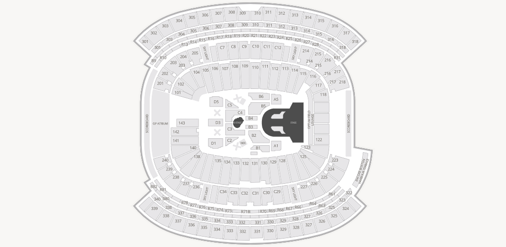 Gillette Stadium Seating Chart