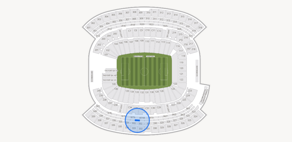 Gillette Stadium Seating Chart