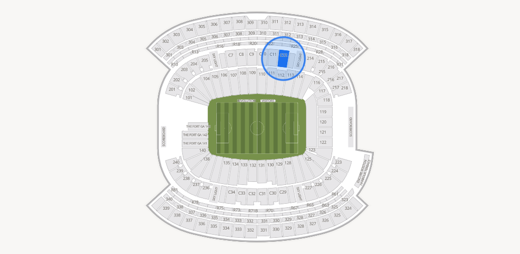 Gillette Stadium Seating Chart