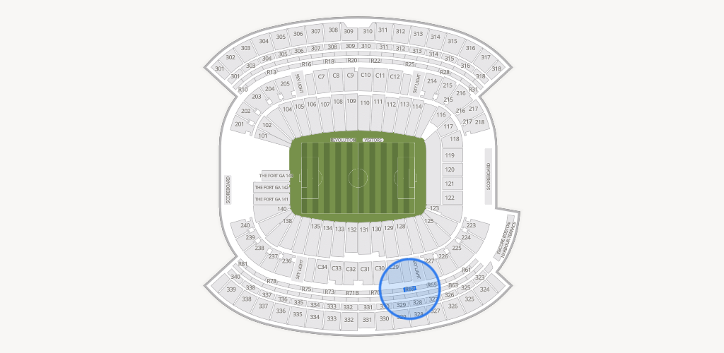 Gillette Stadium Seating Chart