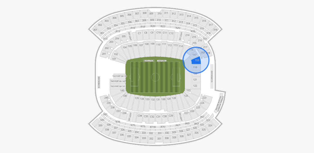 Gillette Stadium Seating Chart