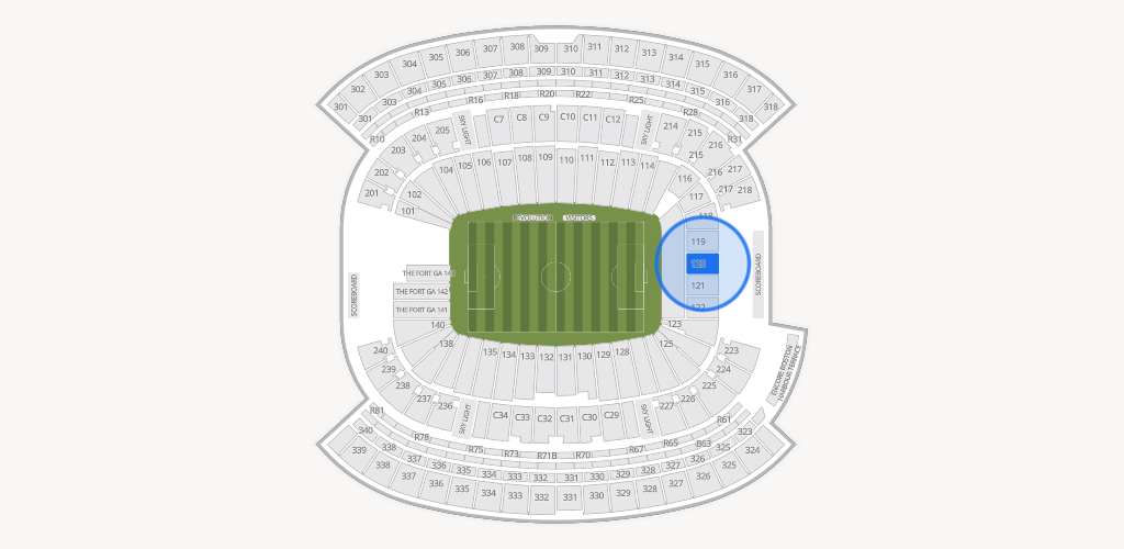 Gillette Stadium Seating Chart