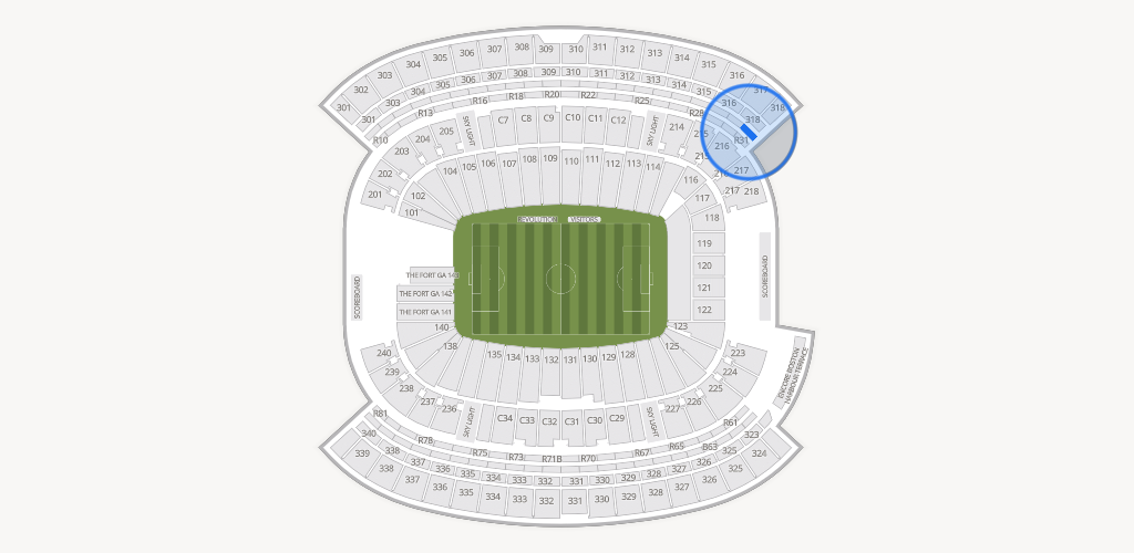 Gillette Stadium Seating Chart
