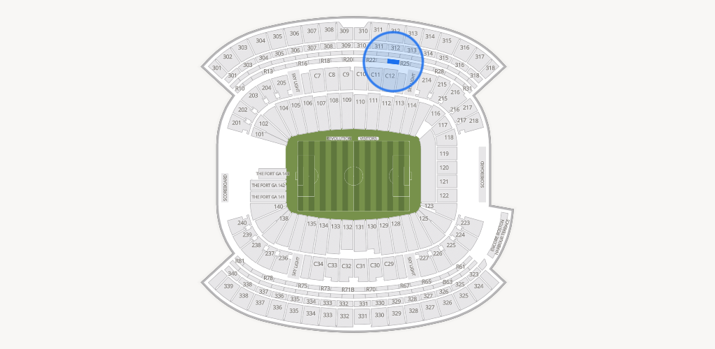 Gillette Stadium Seating Chart