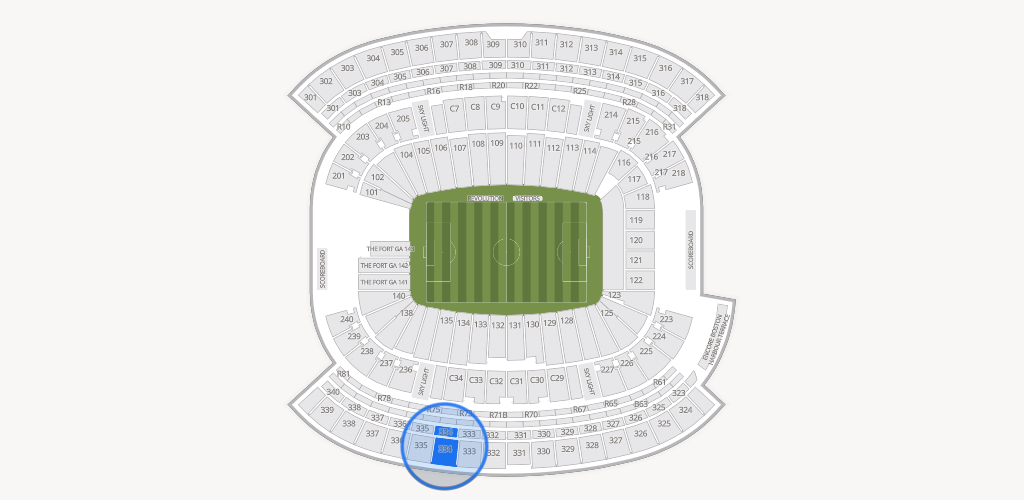 Gillette Stadium Seating Chart