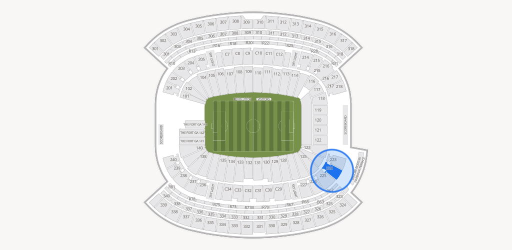 Gillette Stadium Seating Chart