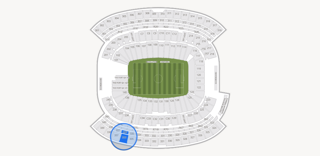 Gillette Stadium Seating Chart