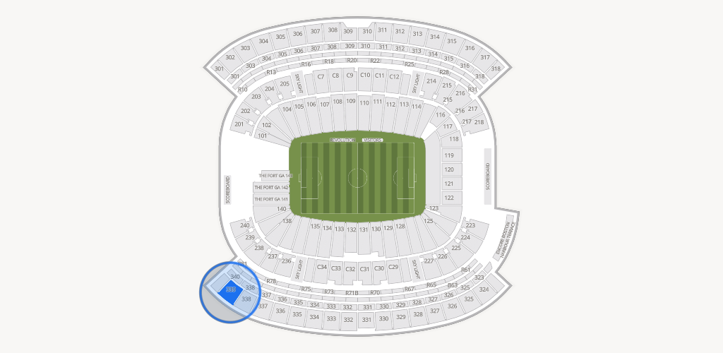 Gillette Stadium Seating Chart