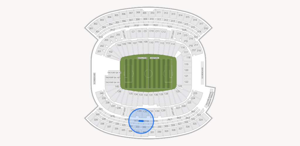 Gillette Stadium Seating Chart