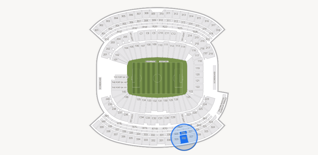 Gillette Stadium Seating Chart