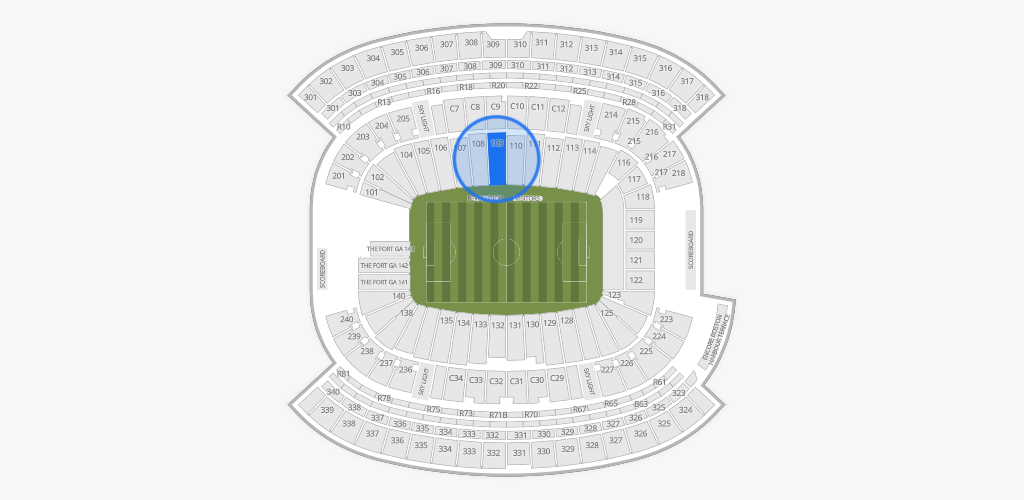 Gillette Stadium Seating Chart