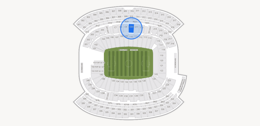 Gillette Stadium Seating Chart